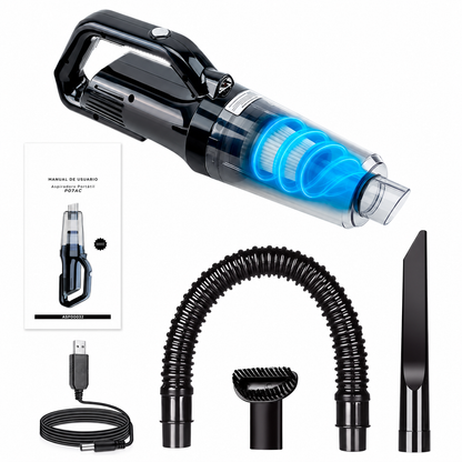 Aspiradora de Mano Inalámbrica 120W + Kit de Destornilladores Punta Plana y Phillips Imantados